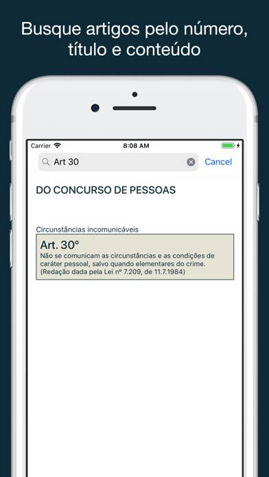 Código Penal Captura de pantalla de la aplicación #4