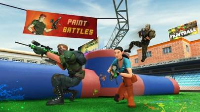 Paintball Shooting Games 3D Capture d'écran de l'application #4