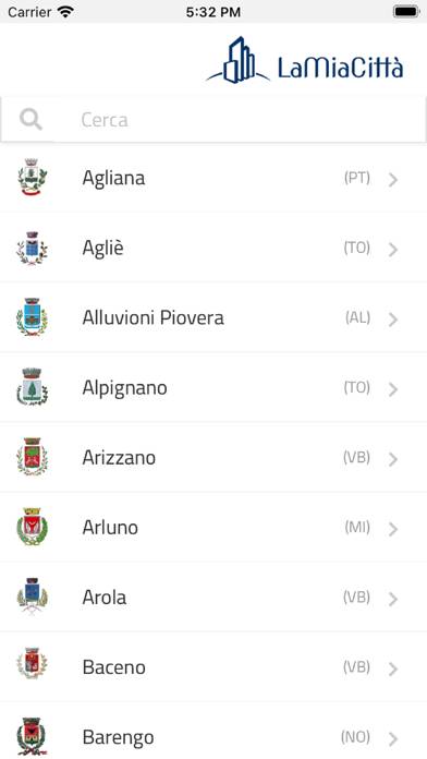 LaMiaCittà App screenshot #1