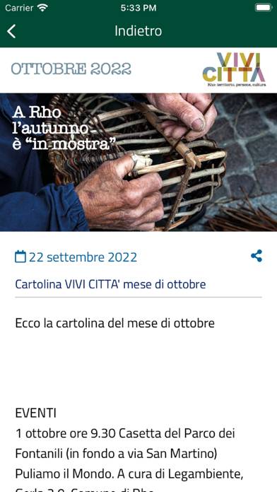 LaMiaCittà Schermata dell'app