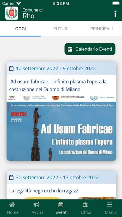 LaMiaCittà Schermata dell'app