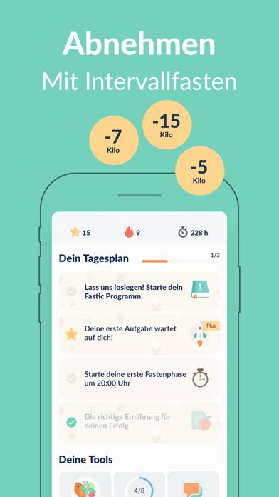 Fastic: Fasting & Food Tracker Schermata dell'app #1
