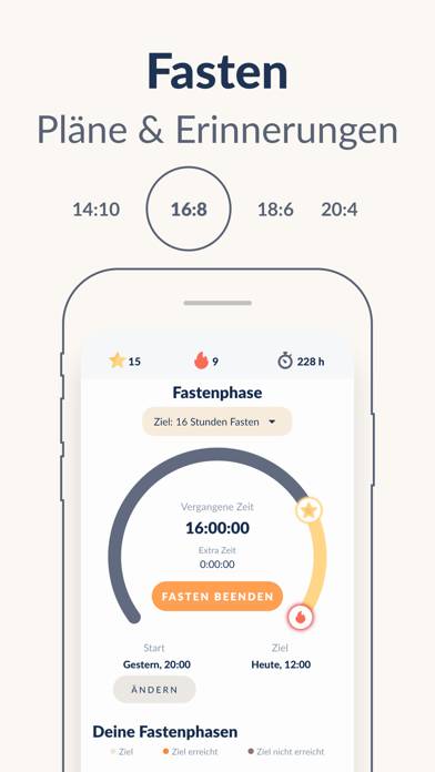 Fastic: Fasting & Food Tracker Captura de pantalla de la aplicación #3