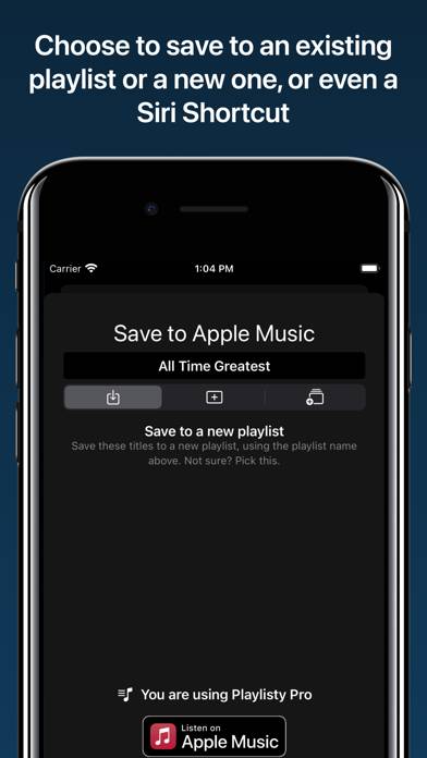 Playlisty for Apple Music App screenshot