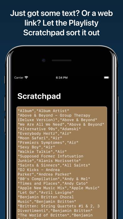 Playlisty for Apple Music App screenshot