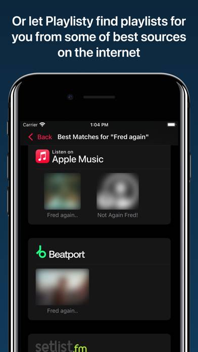 Playlisty for Apple Music App screenshot