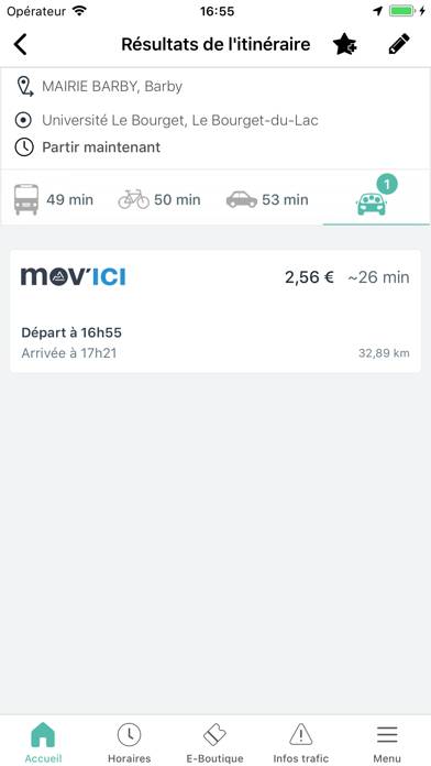 Synchro Chambéry App screenshot