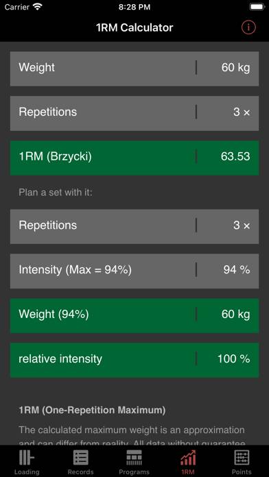 Olympic Weightlifting App App skärmdump #5