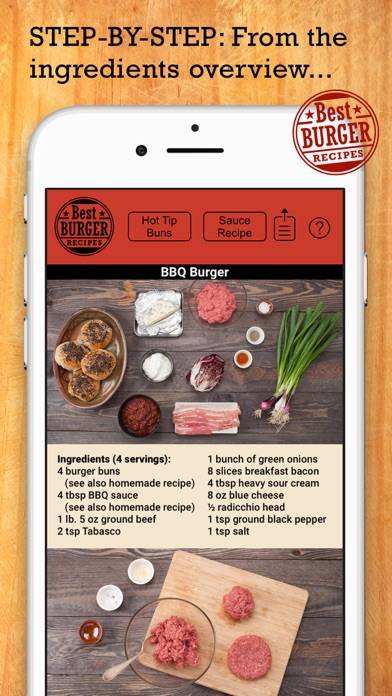 Best Burger Recipes App-Screenshot #2