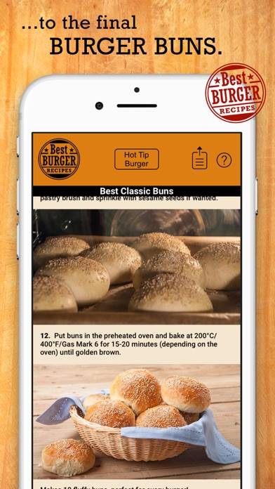 Best Burger Recipes App-Screenshot #4