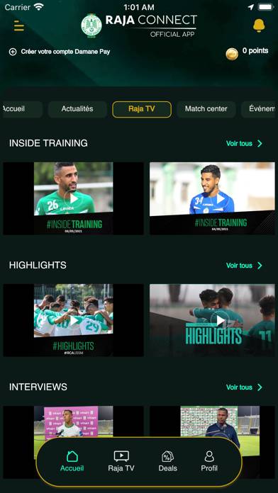 RAJA Connect capture d'écran