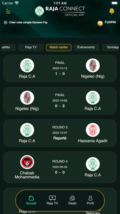 RAJA Connect Capture d'écran de l'application