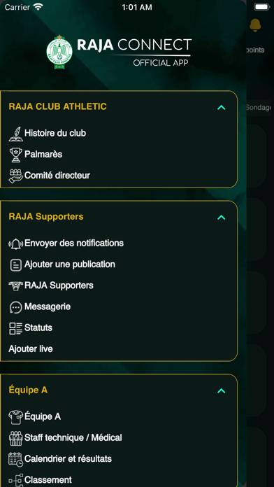 RAJA Connect Capture d'écran de l'application