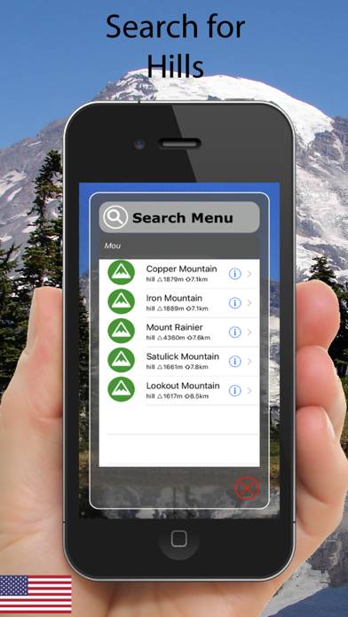 USA Hills AR App screenshot