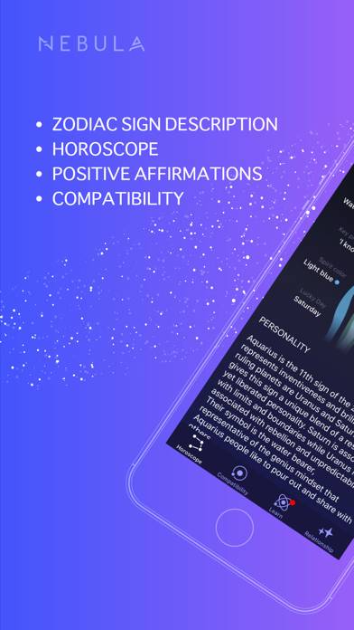 Nebula: Horoscope & Astrology Captura de pantalla de la aplicación #1