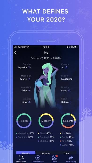 Nebula: Horoscope & Astrology Capture d'écran de l'application #3