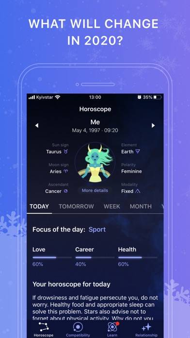 Nebula: Horoscope & Astrology Captura de pantalla de la aplicación #6