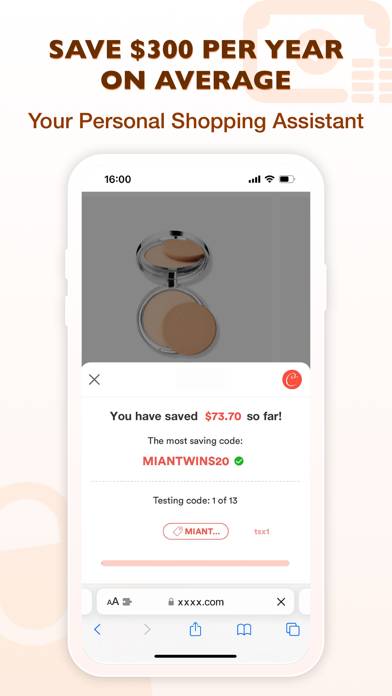 Coupert: Coupons & Cash Back Schermata dell'app #4
