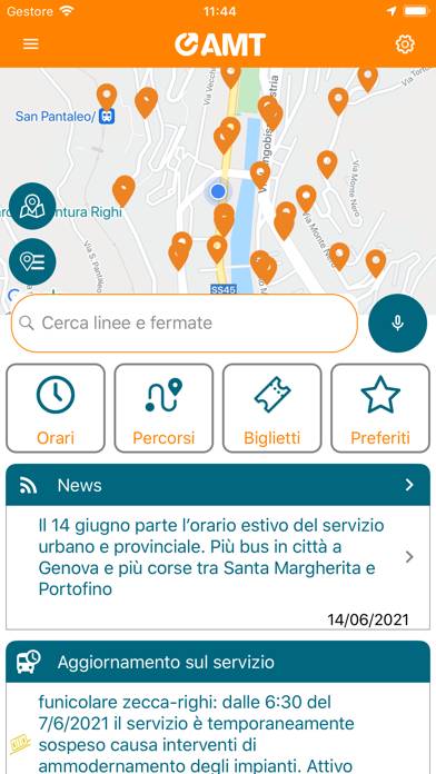 AMT Genova Schermata dell'app #1