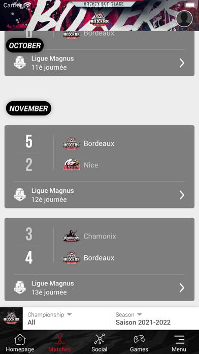 Boxers de Bordeaux Capture d'écran de l'application #2