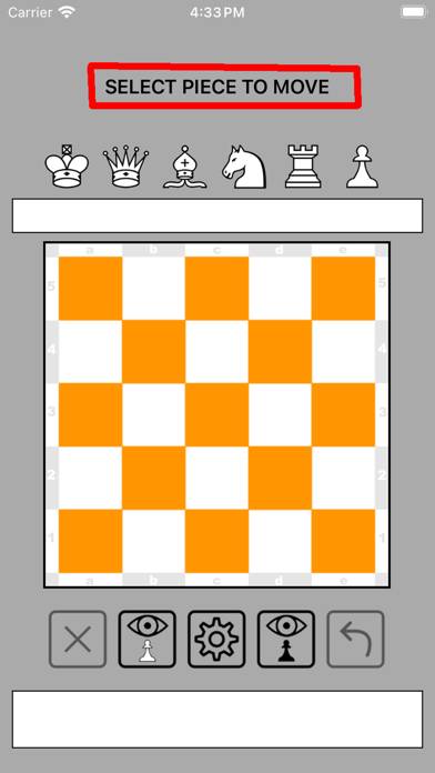 Blindfold Chess 5x5 captura de pantalla del juego