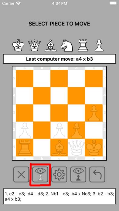 Blindfold Chess 5x5 captura de pantalla del juego