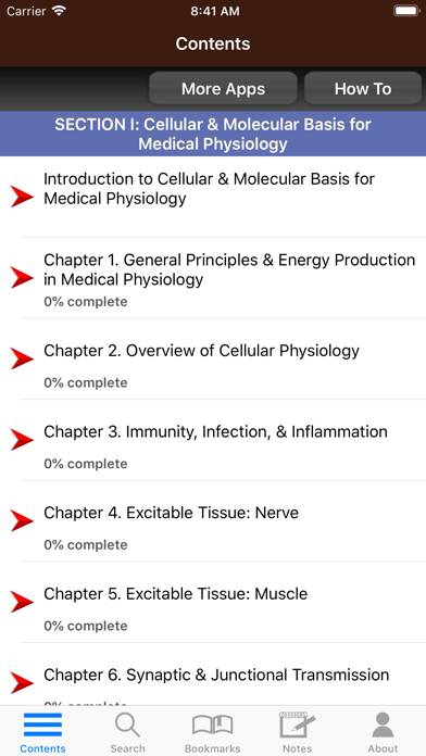 Ganong's Review Physiology 26E App screenshot #2