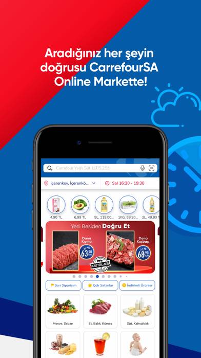 CarrefourSA: Online Market Uygulama ekran görüntüsü #2