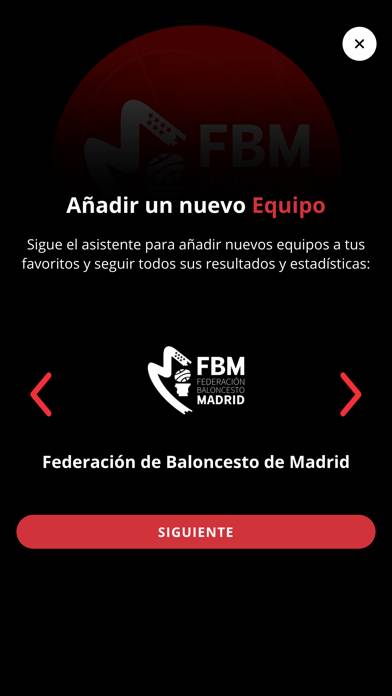 Afición FBM Captura de pantalla de la aplicación