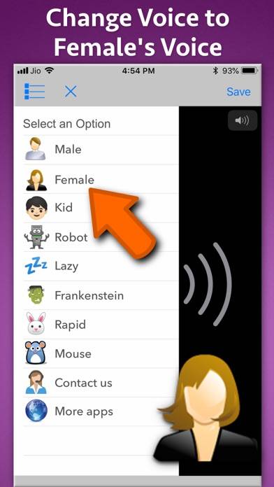 Audio Voice Changer Capture d'écran de l'application #4