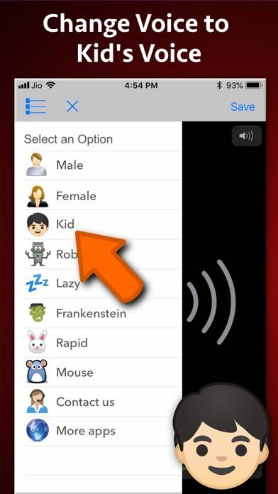 Audio Voice Changer Capture d'écran de l'application #5