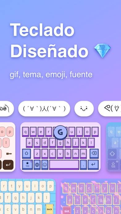 Teclado Diseñado -tema, emoji