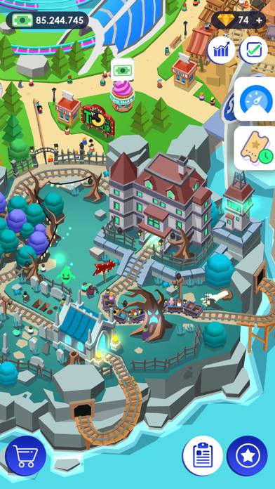 Idle Theme Park App screenshot #3