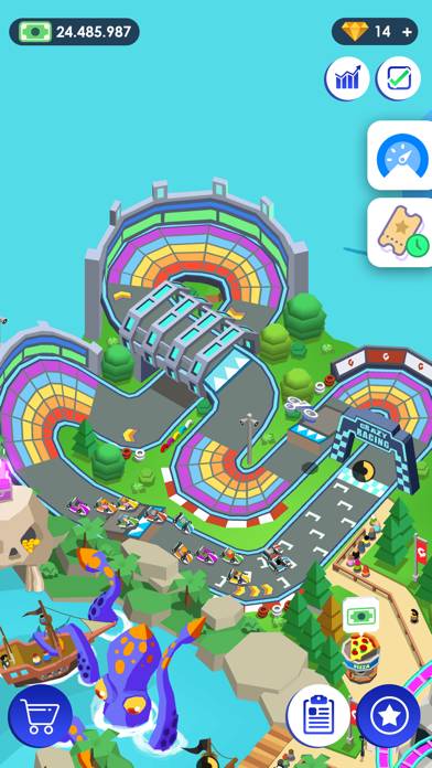 Idle Theme Park Скриншот приложения #5