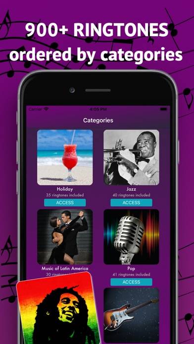 Best Ringtones : Top Music Capture d'écran de l'application #1