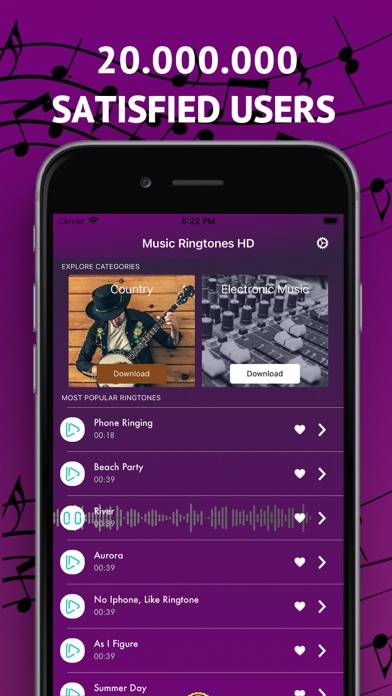 Best Ringtones : Top Music Capture d'écran de l'application #3