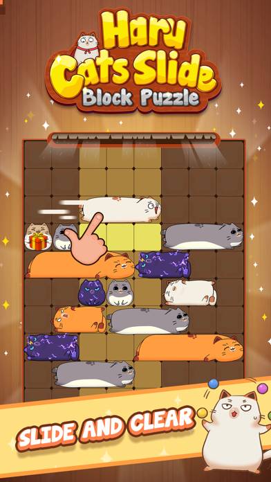 Haru Cats Cute Sliding Puzzle Скриншот приложения #1