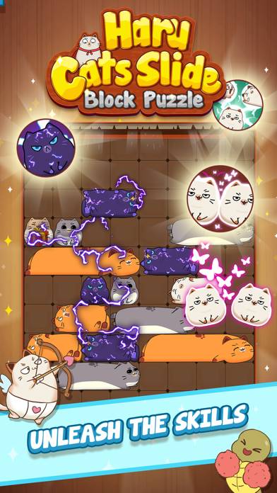 Haru Cats Cute Sliding Puzzle Скриншот приложения #3