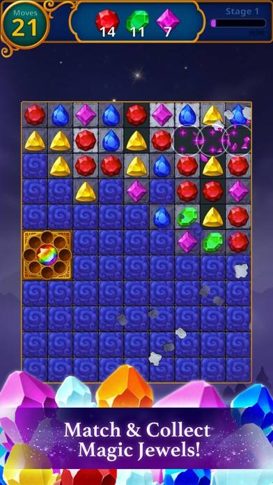 Jewels Magic: Mystery Match3 game screenshot
