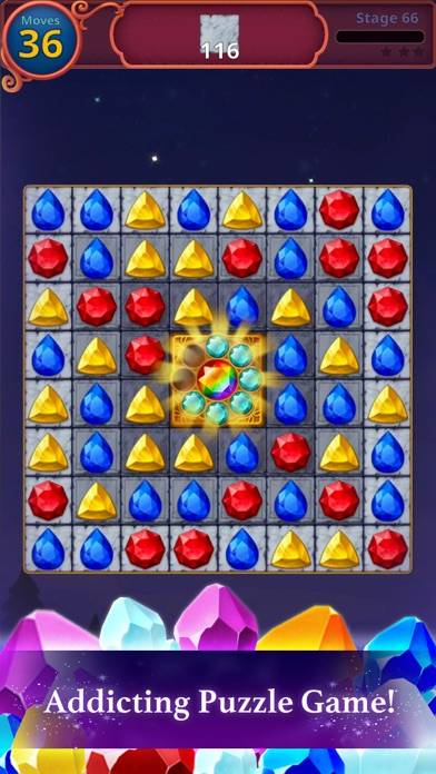 Jewels Magic: Mystery Match3 game screenshot