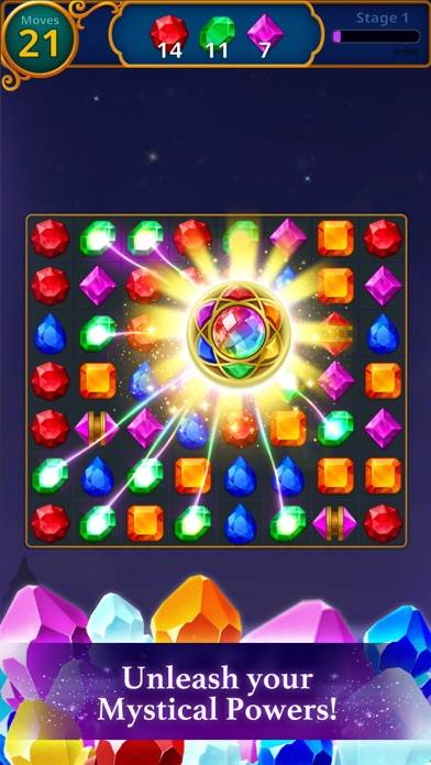 Jewels Magic: Mystery Match3 game screenshot