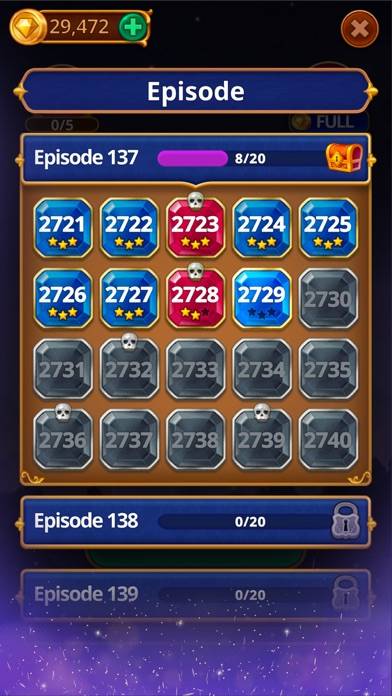 Jewels Magic: Mystery Match3 game screenshot