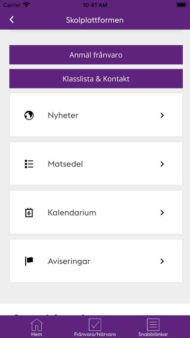 Skolplattformen Stockholm App screenshot #1