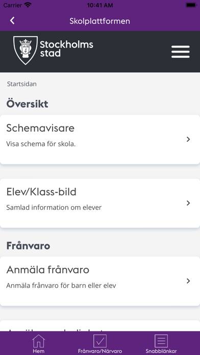 Skolplattformen Stockholm App screenshot #3