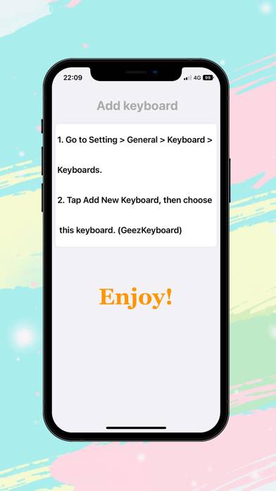 Best Geez Keyboard Capture d'écran de l'application