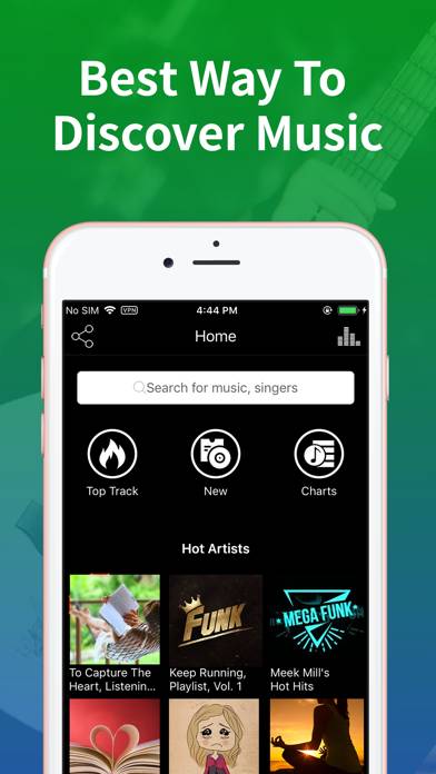 TunerRadio plus Music & Video Schermata dell'app #1