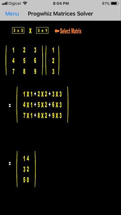 Progwhiz Matrices Solver App screenshot #4