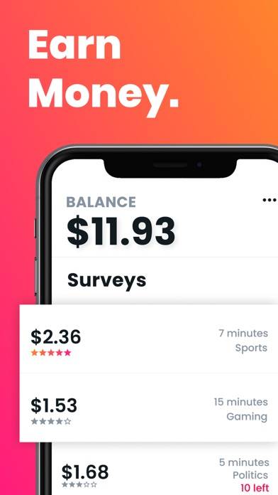 Poll Pay: Earn Money & Cash Schermata dell'app #1