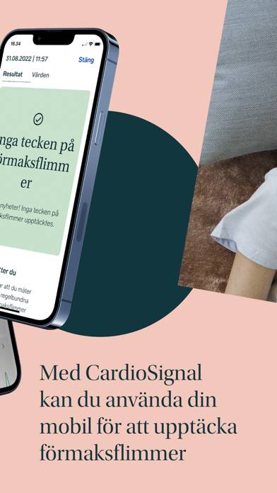 CardioSignal App skärmdump