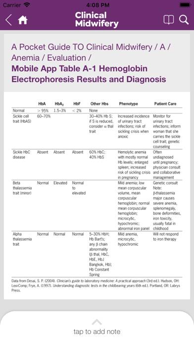 Guide to Clinical Midwifery App screenshot #4